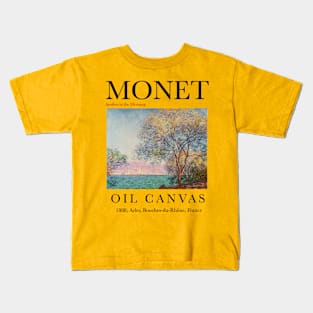 Antibes In The Morning - Claude Monet Kids T-Shirt